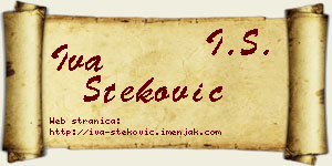 Iva Steković vizit kartica